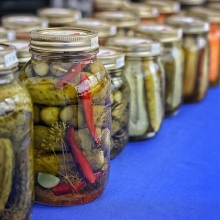 Holiday Countdown: 35 sleeps until the last farmers' market of 2018! Today's featured vendor: The Scandinavian Sweethearts
<
>
No holiday spread is complete without a tasty array of pickles, and that’s just some of what the Sweethearts have to offer! Do