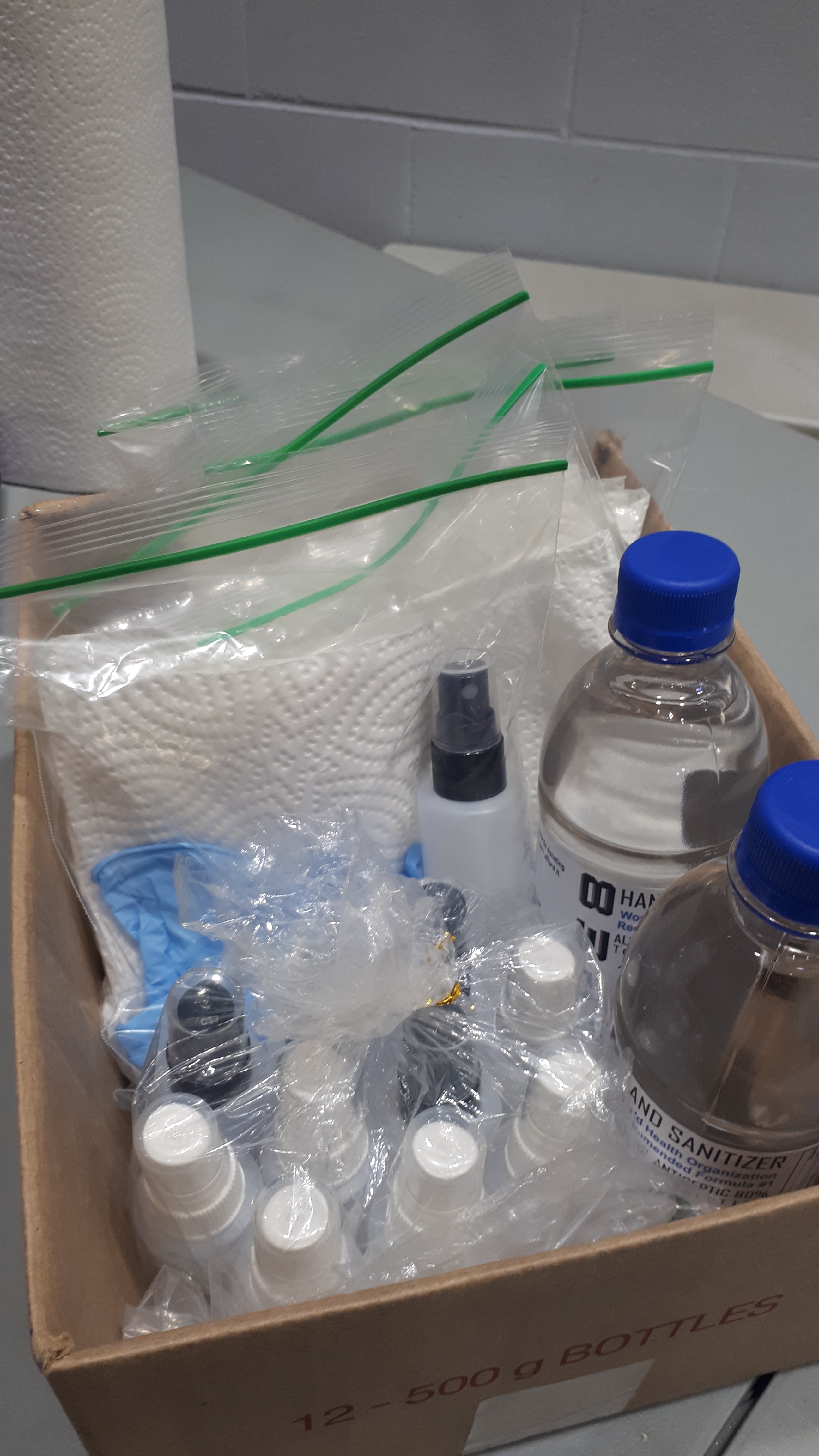 Delivery Driver Sanitizer Kits