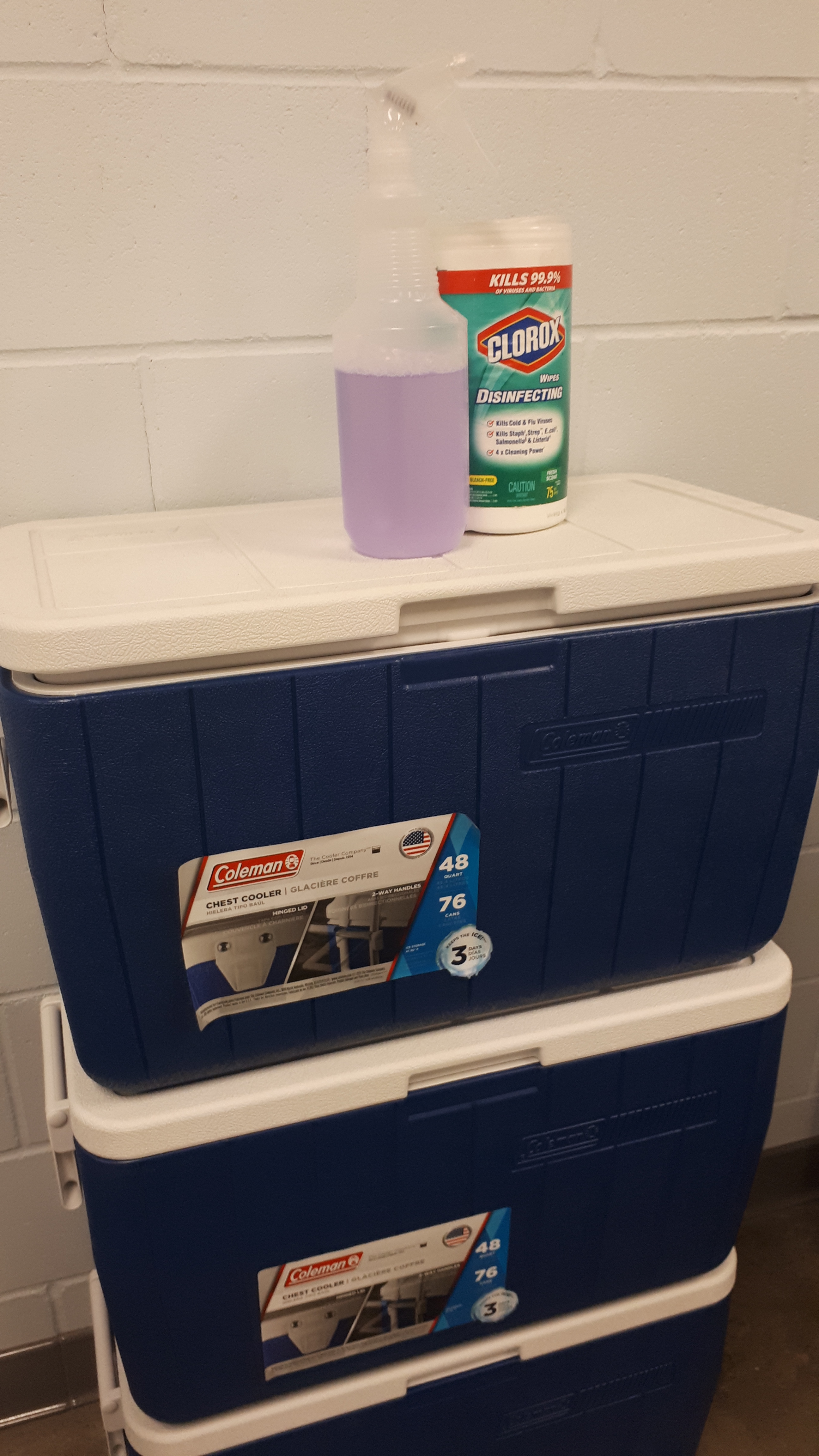 Cooler Sanitation