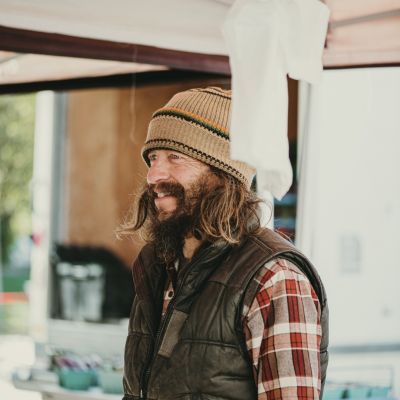 Rick at the market.