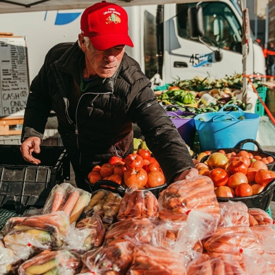 Wayne at the Market