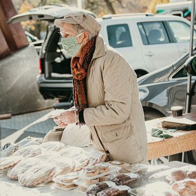 Sharon at the Market