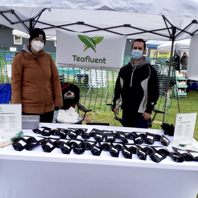 Teafluent Booth Set-up